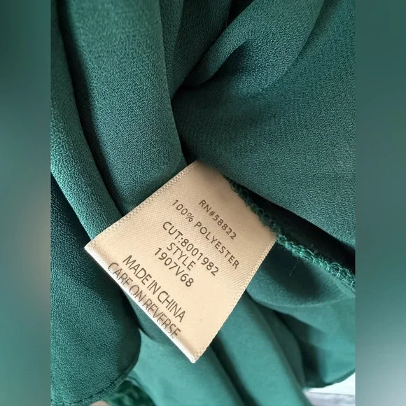 Max Studio emerald green tiered dress - Picture 8 of 12